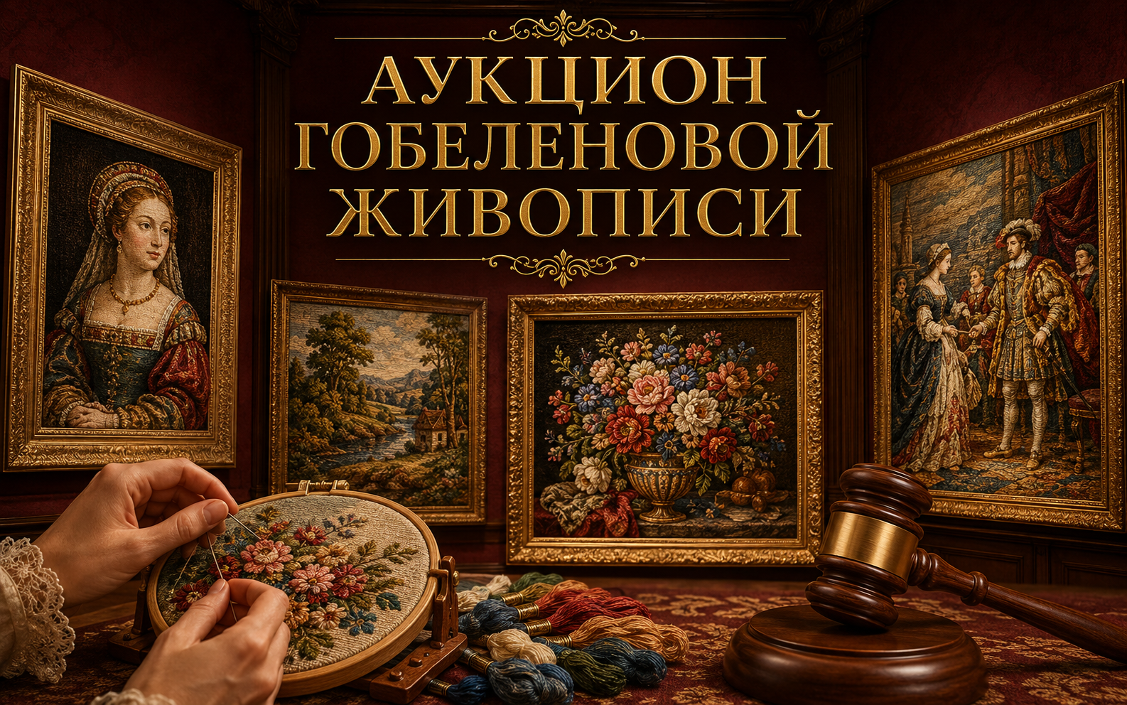 Аукцион гобеленовой живописи Светланы Диановой