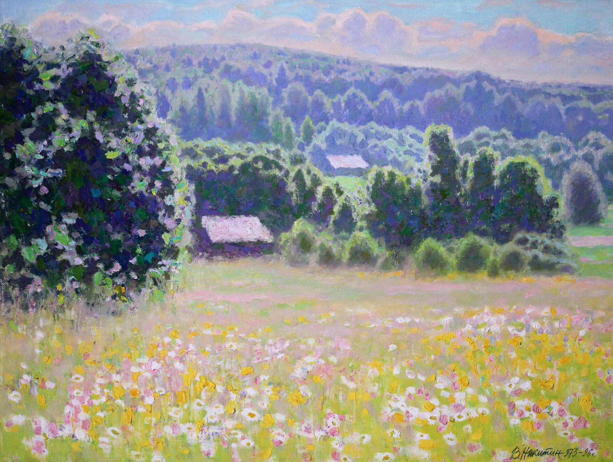 Картина «Русская деревня»