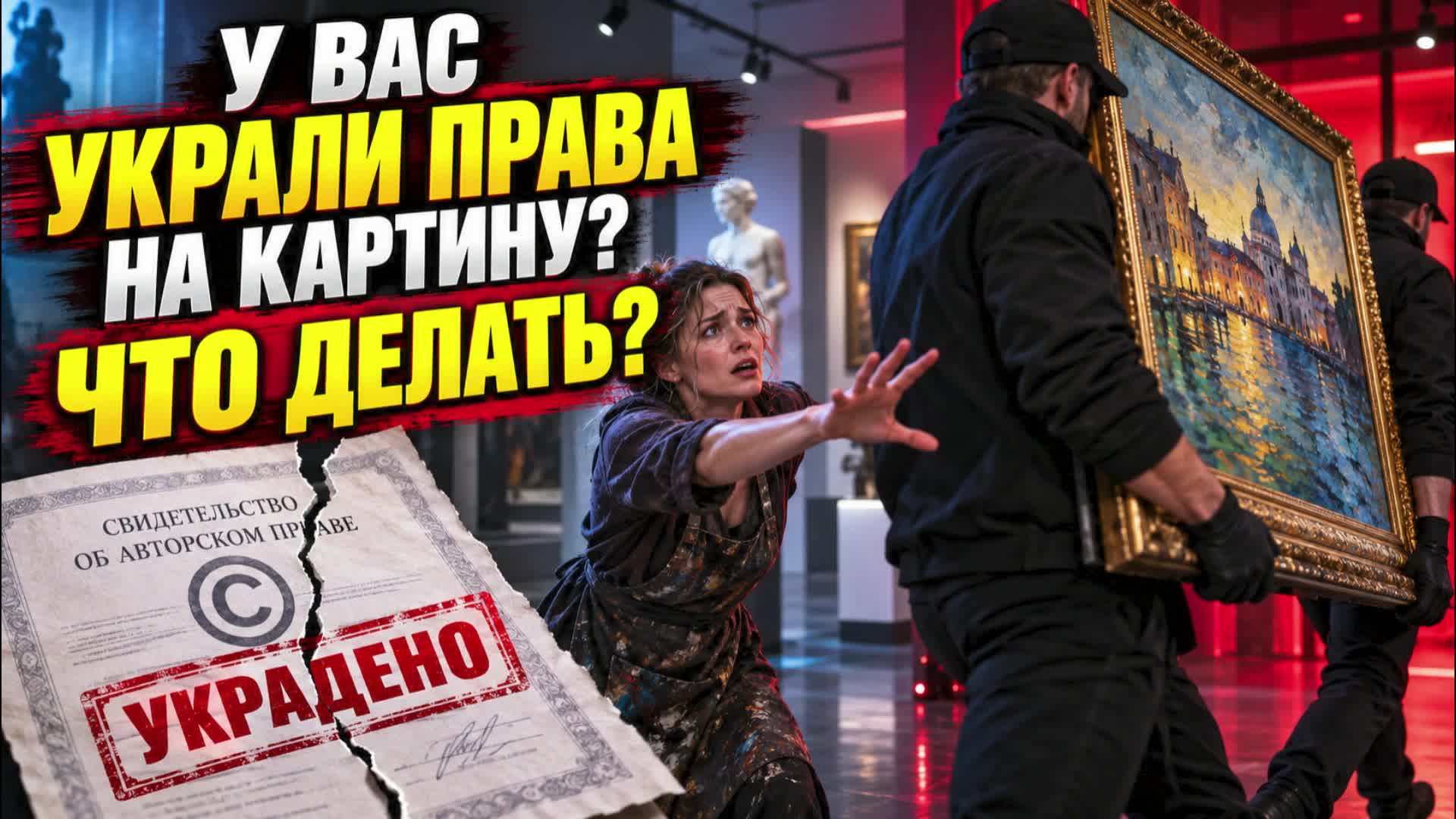 Что делать, чтобы защить свои права на картину